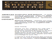 Tablet Screenshot of practicalchineseboxing.com
